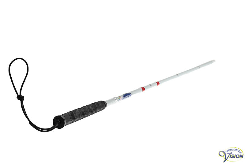 Taststok aluminium opvouwbaar in vijf delen, lengtes 110 t/m 160 cm