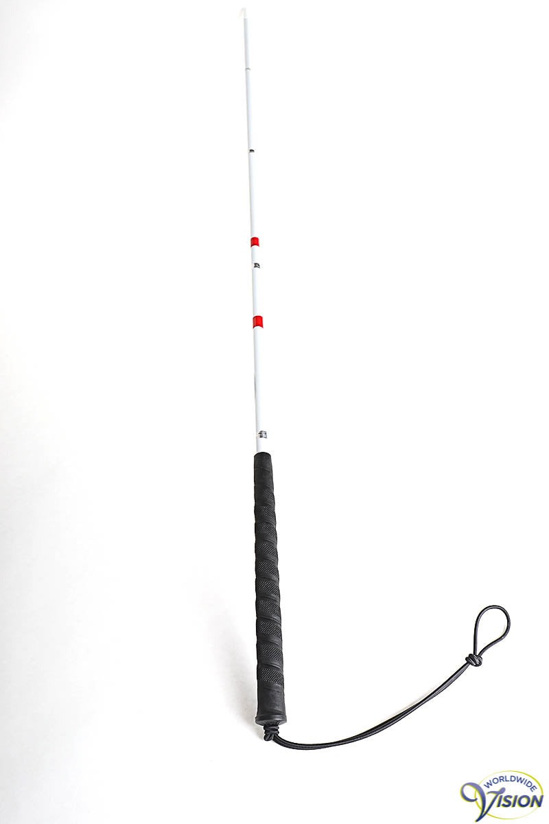 Taststok aluminium opvouwbaar in vijf delen, lengtes 110 t/m 160 cm