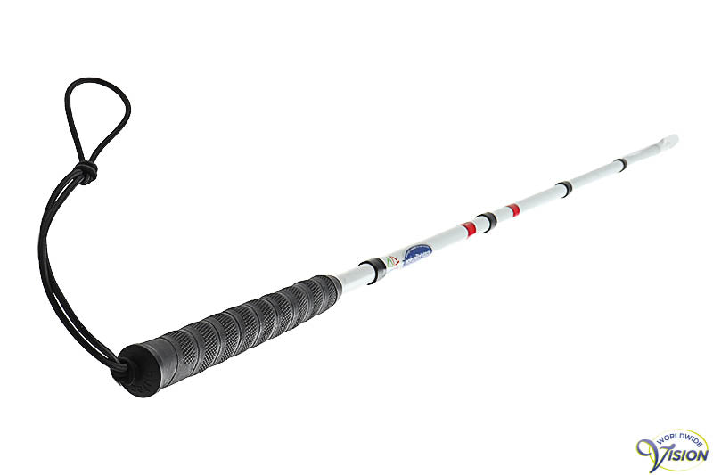 Taststok carbonfiber opvouwbaar in vijf delen, lengtes 110 t/m 160 cm