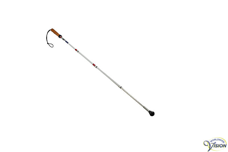 Ultraflex taststok, opvouwbaar in vijf delen, 129 tot 146 cm