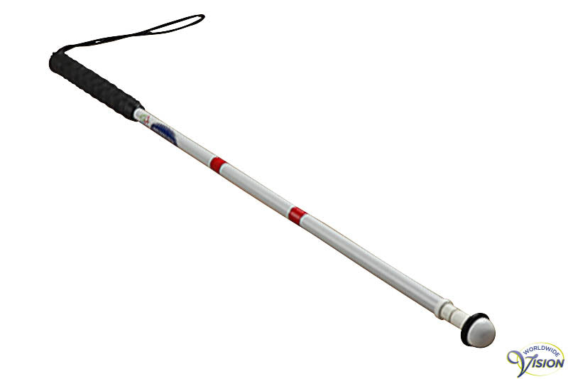 Ambutech taststok carbonfiber tweedelig telescopisch, 69 tot 130 cm