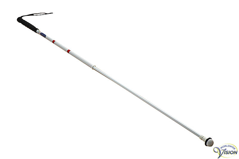Taststok carbonfiber tweedelig telescopisch, 80 tot 150 cm