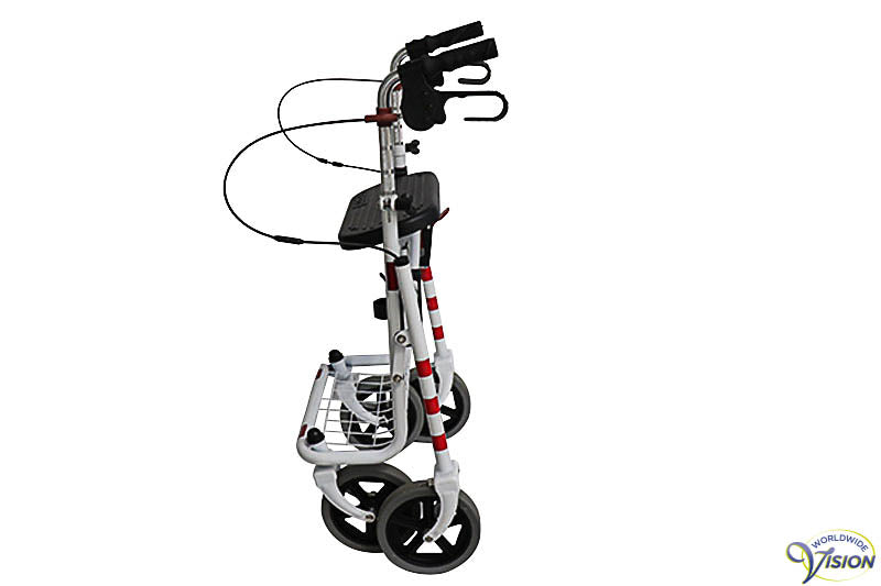 Provo lichtgewicht rollator, kleur wit