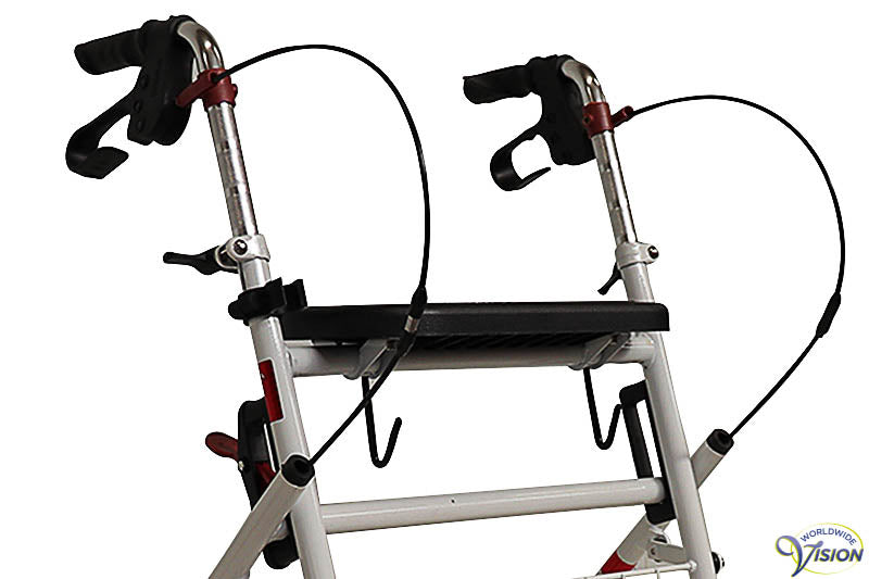 Provo lichtgewicht rollator, kleur wit