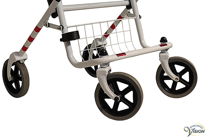 Provo lichtgewicht rollator, kleur wit