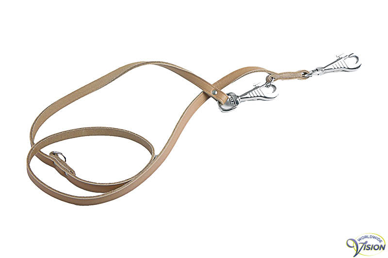 Leren riem voor geleidehond.
