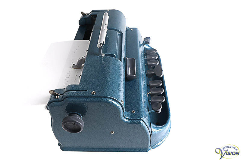 Perkins Unimanual mechanische brailleschrijfmachine voor eenhandige bediening