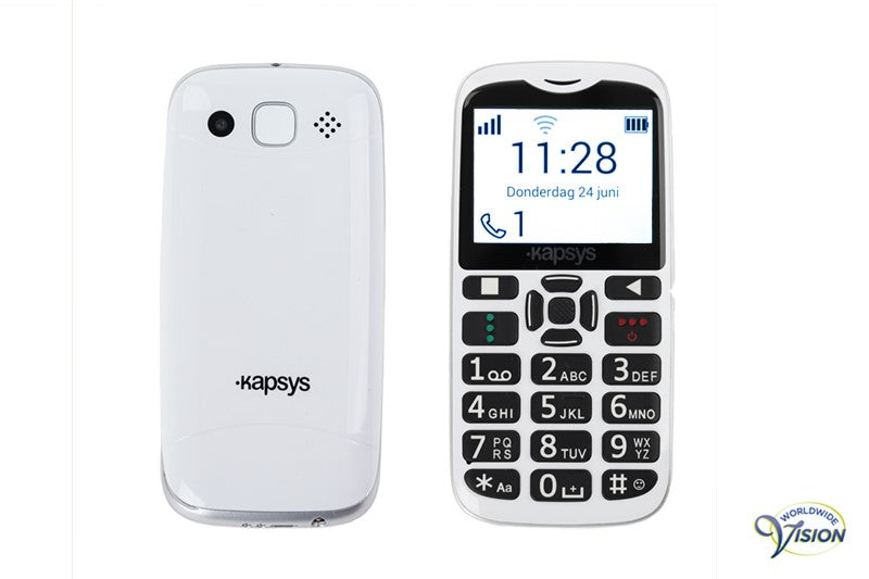 MiniVision2+ stemgestuurde Nederlandssprekende mobiele telefoon