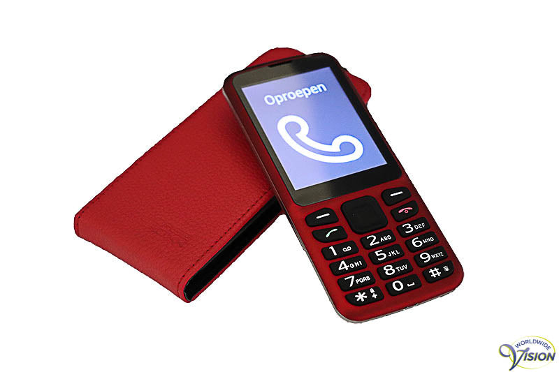 Flipcase voor BlindShell Classics, kleur rood