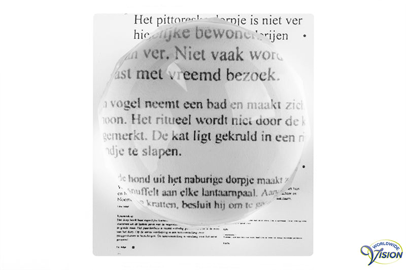 Coil visolet magnifier diameter 50 mm, magnifies 1.7 X