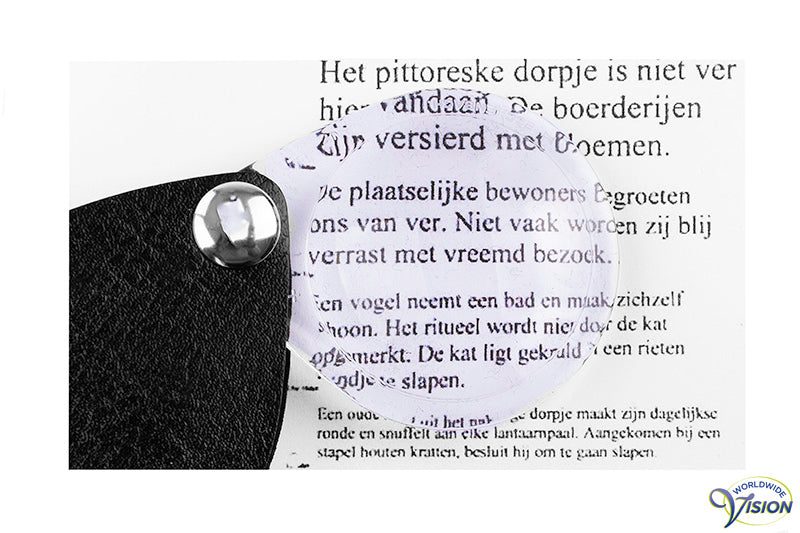 Eschenbach folding pocket magnifier diameter 30 mm, magnifies 6 X