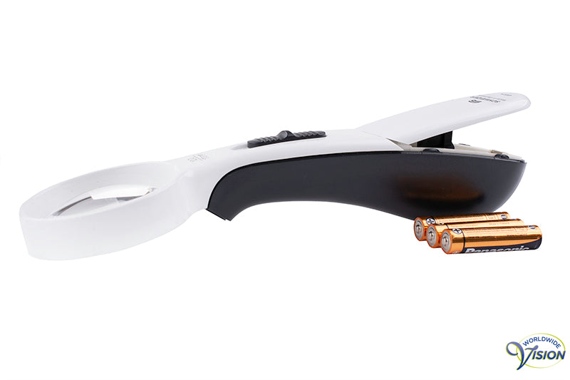 Schweizer ERGO-Lux MP LED hand/standloep, vergroot 3 maal, lens 70 mm