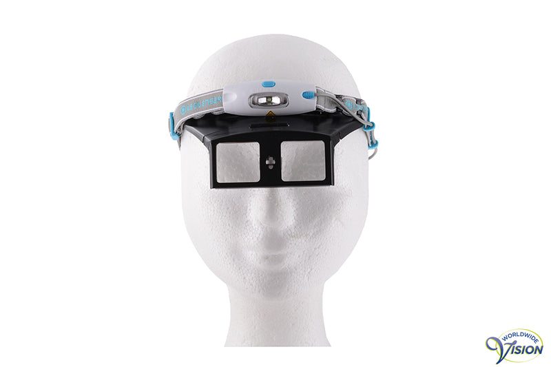 Schweizer hoofdbandloep Tech-Line BINO met verlichting en 3 lenzen