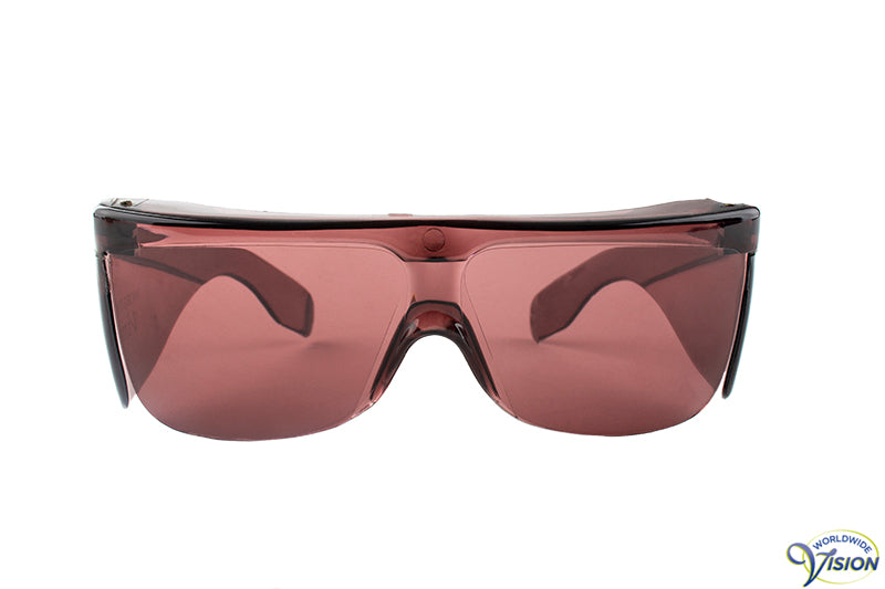 UV-Shield S-81 fitover filterbril, klein model, paars, 20% lichtdoorlaatbaar