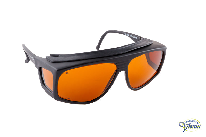 Spectra-Shield 440 fitover filterbril, groot model, amber, 18% lichtdoorlaatbaar