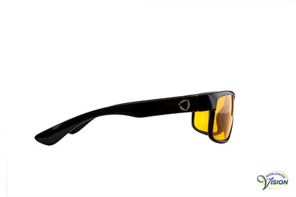 MultiLens Sun 7 500 non-fitover zonne-/filterbril (normaal model), geel, 72% lichtdoorlaatbaar