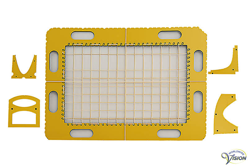 TactiPad GraphGrid with drawing accessories and elastics