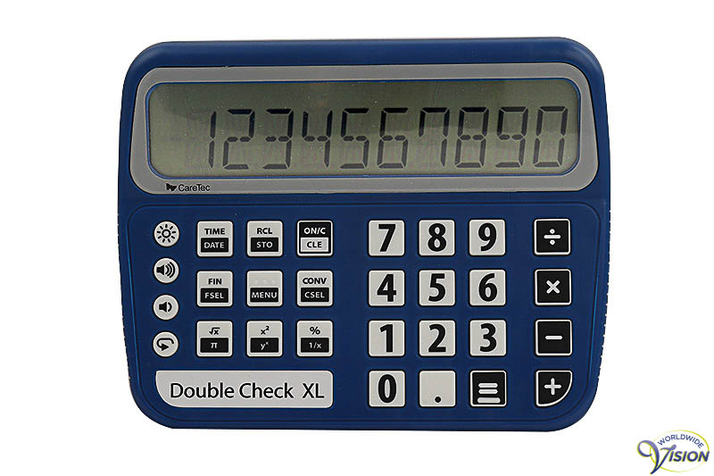 Rekenmachine DoubleCheck XL Voice Nederlandssprekend