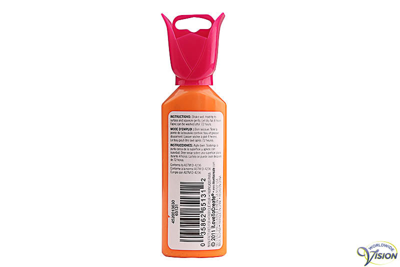 Merkpasta Tulip Slick kleur oranje
