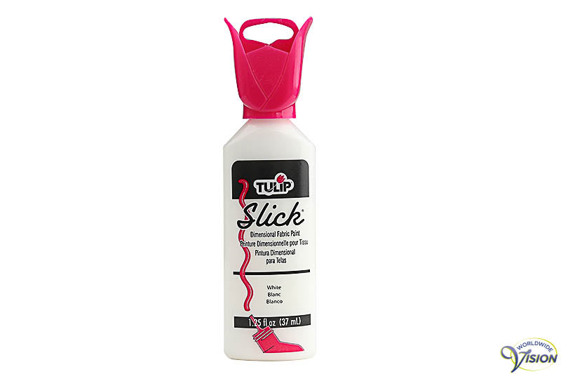 Merkpasta Tulip Slick kleur wit