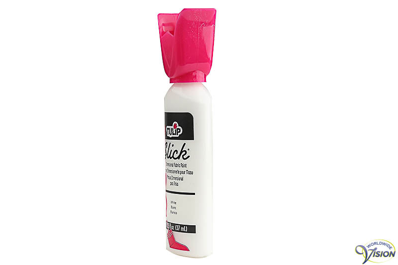 Merkpasta Tulip Slick kleur wit