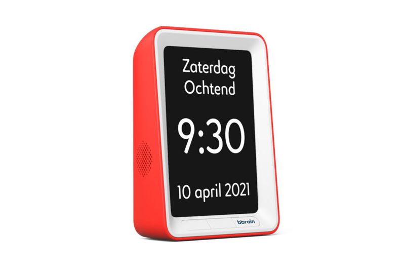 BBrain Sprekende kalenderklok rood