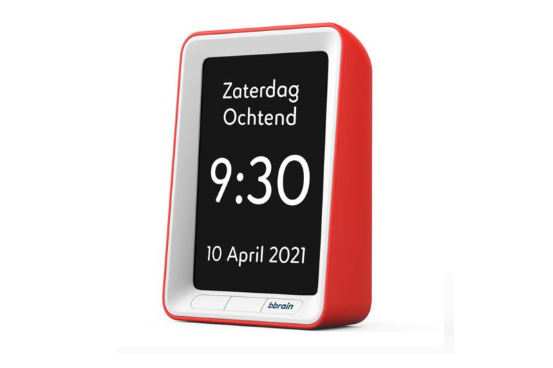 BBrain Talking Calendar Clock red