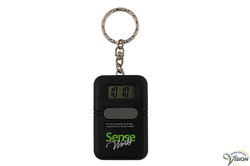 SenseWorks Nederlandssprekende sleutelhanger/reiswekker