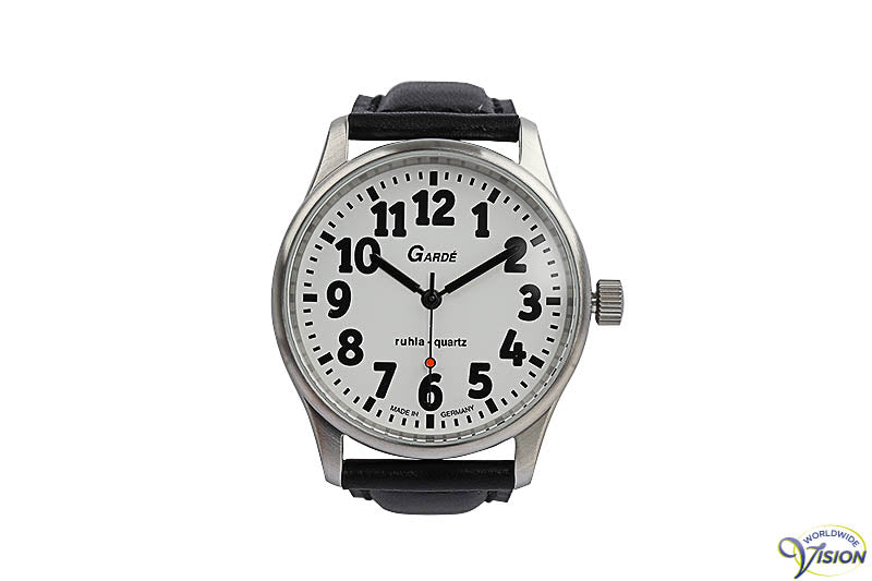 Gardé staal Horloge Witte Wp 37mm zwart