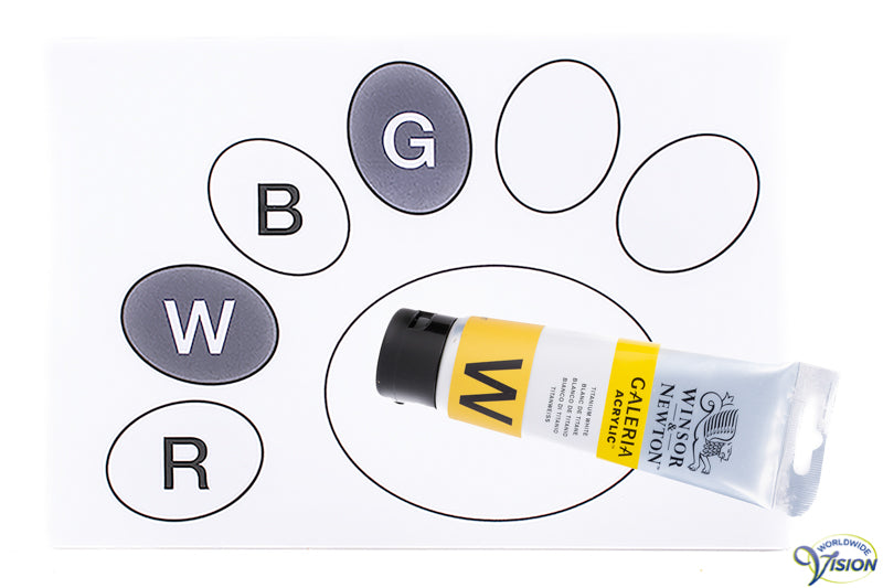 Winsor & Newton acrylverf, tube 120 ml, kleur wit