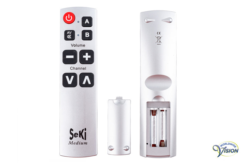 Seki Medium universelen afstandsbediening voor twee apparaten TV/Audio.