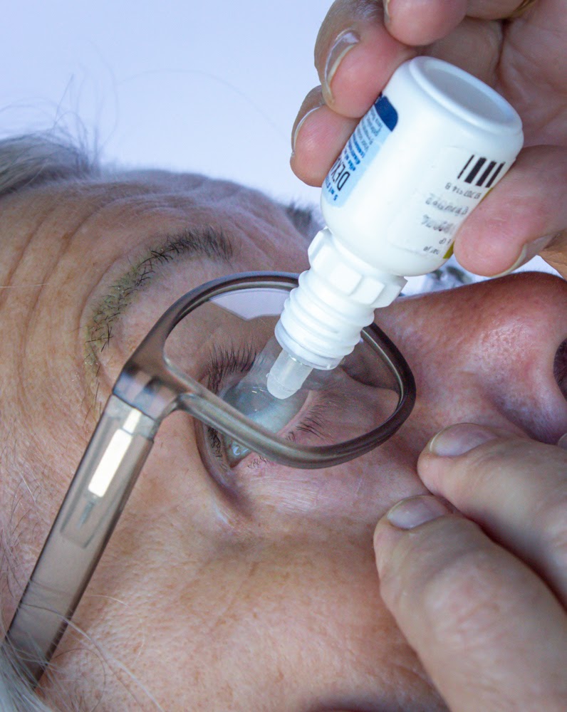 Eye drop glasses dex for easy dose of eye drops