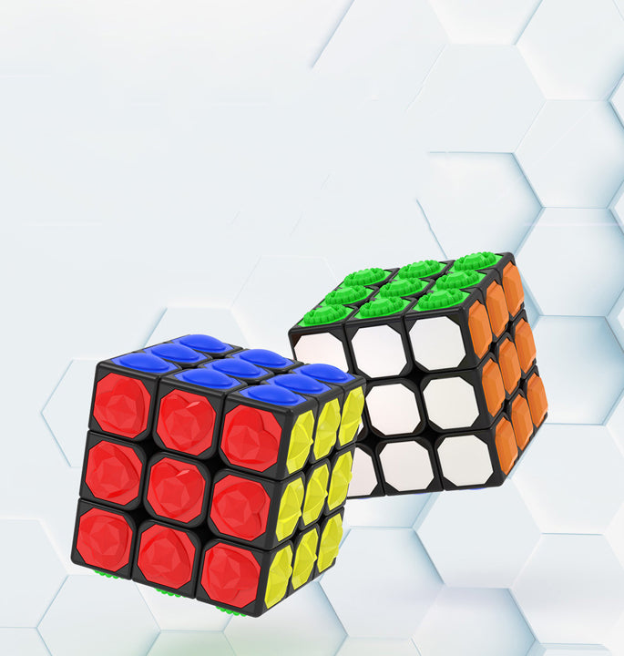 Kubus met verschillende texturen 3x3