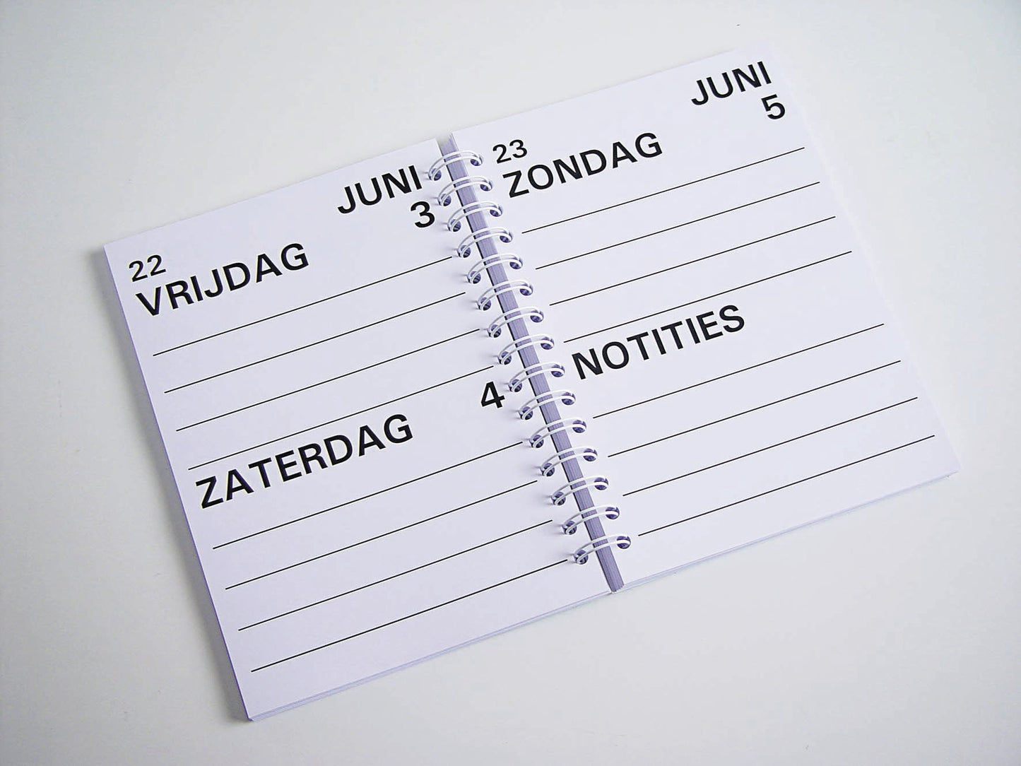 Agenda 2 dagen per week A5 2026