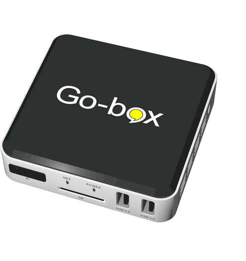 Go-box+ voor gesproken en vergrote TV-ondertiteling