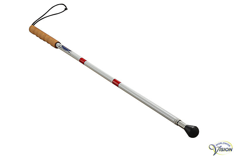 Comde Long cane two-piece telescopic, 75 up to 129 cm