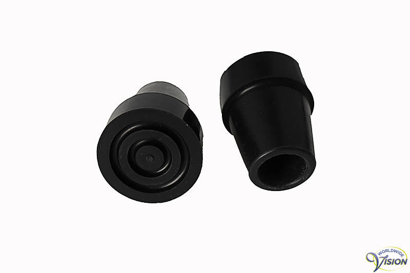 Rubber tips for support canes, 2 pieces