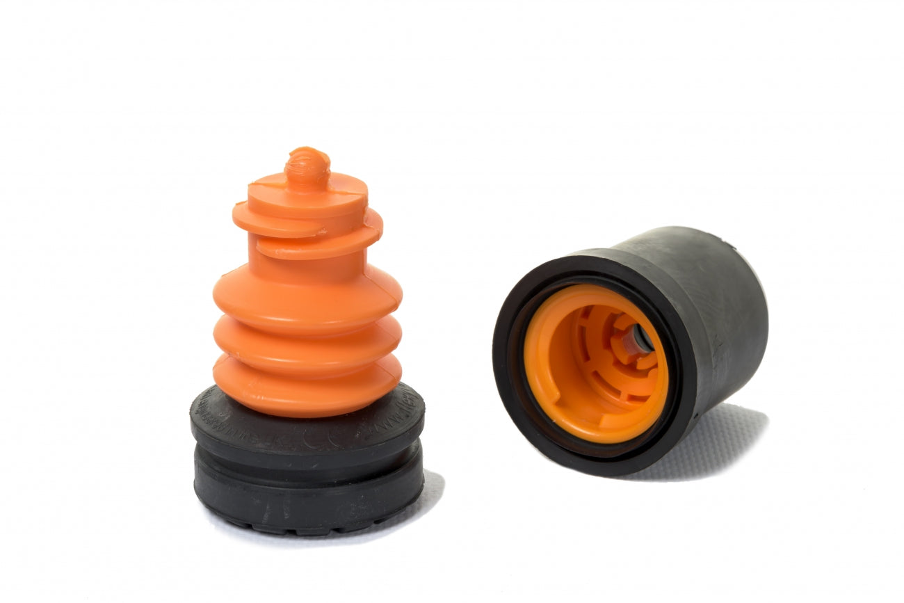 Flexyfoot stokdop - 19 mm zwart