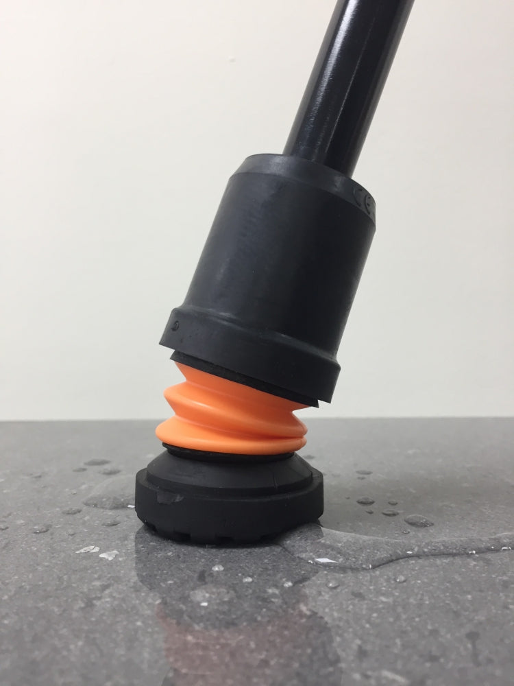 Flexyfoot stokdop - 19 mm zwart