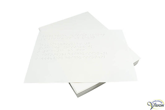 Braillepapier 160 grams formaat A5, 125 vel