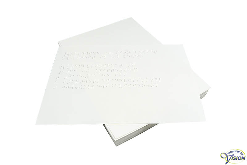 Braillepapier 160 grams formaat A5, 125 vel