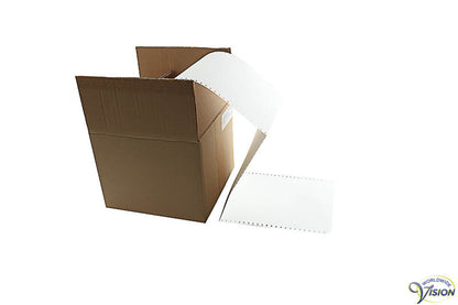 Pinfeed paper 140 grams fromaat 12" x 280 mm, 1000 sheets