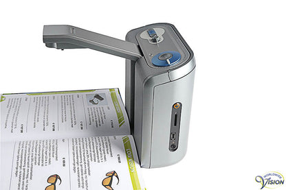 ClearReader+ portable automatic reading system with integratedphoto camera