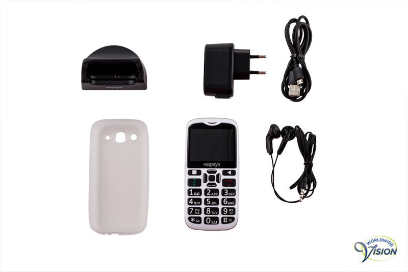 MiniVision2+ stemgestuurde Nederlandssprekende mobiele telefoon