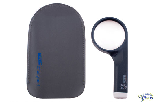 Coil ronde handloep vergroot 6 maal