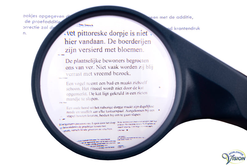 Coil round hand-magnifier 4 X