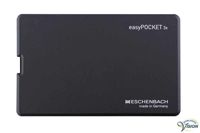 Eschenbach EasyPocket inslag-zakloepje met LED-verlichting vergroot 3 maal