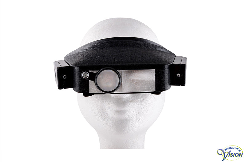 Schweizer headband loupe Basic-Line with illumination and 3 lenses