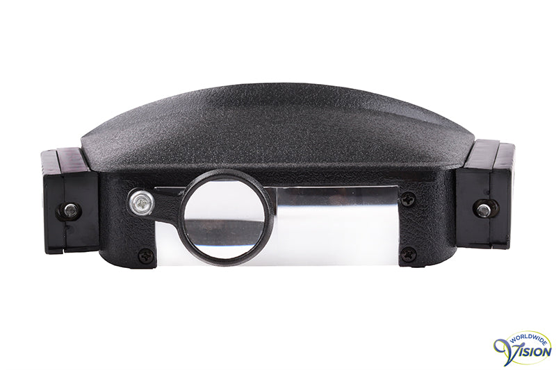 Schweizer headband loupe Basic-Line with illumination and 3 lenses