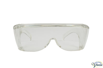 UV-Shield U-10 fitover filterbril, groot model, transparant, 91% lichtdoorlaatbaar